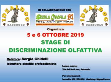 Stage “Discriminazione olfattiva”