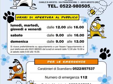 NUOVI ORARI AL CSA di ARCETO