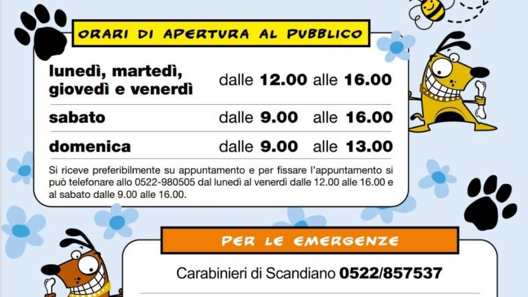 NUOVI ORARI AL CSA di ARCETO