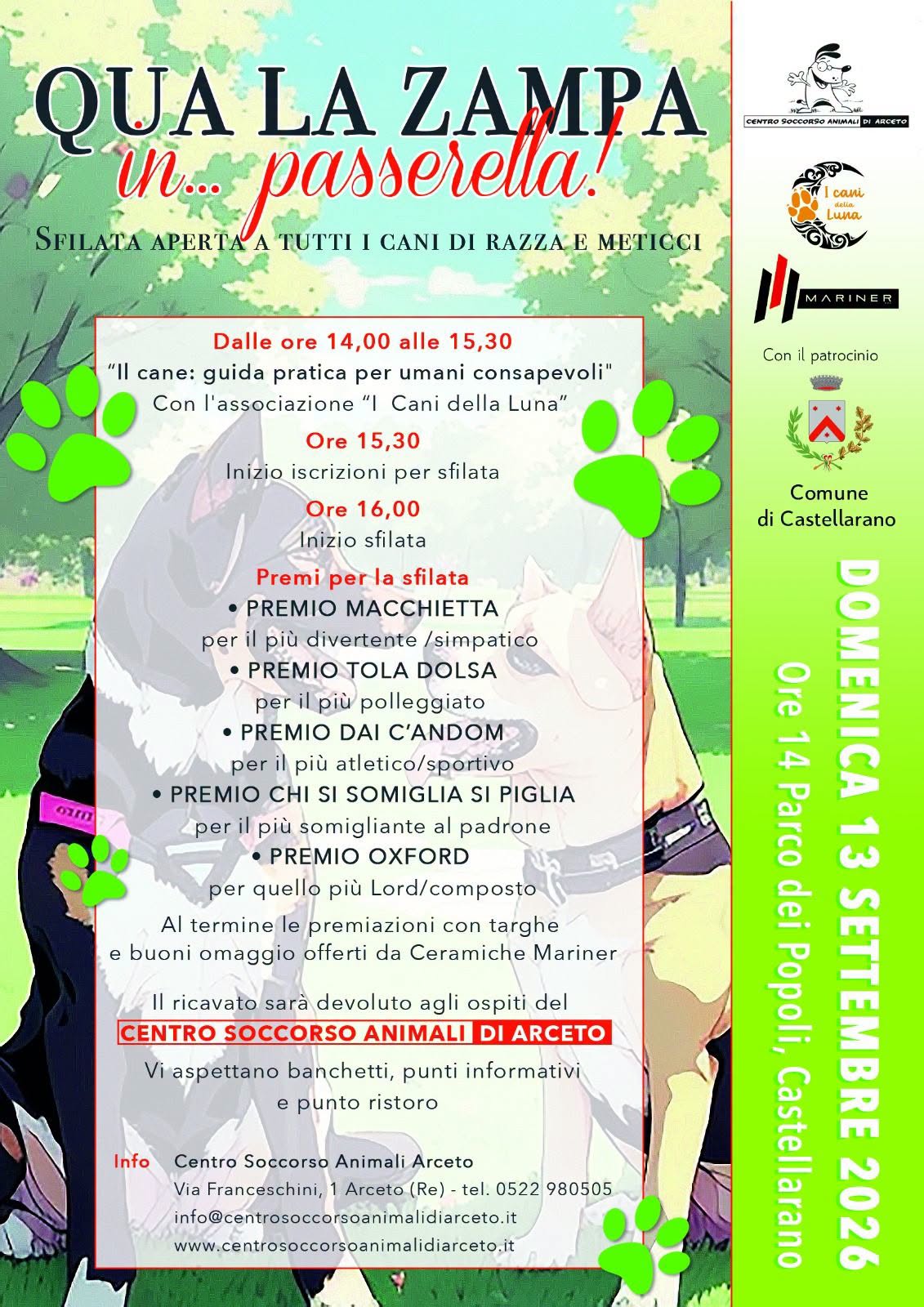 QUA LA ZAMPA – 2026_CASTELLARANO